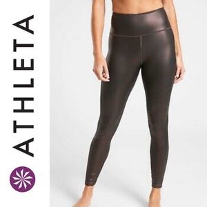 S O L D ✨Athleta High Rise Elation Tight • Maroon